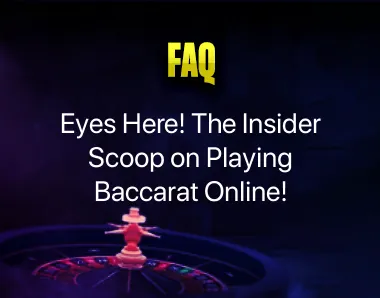 playing baccarat online