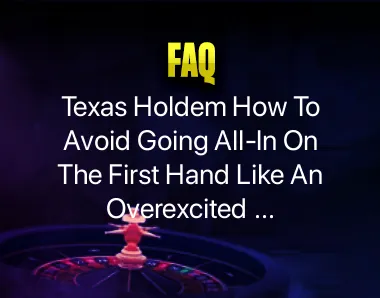 Texas Holdem How To