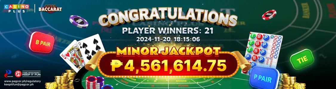 Baccarat Minor Jackpot